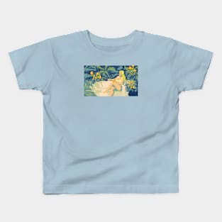 Reading by pool Kids T-Shirt